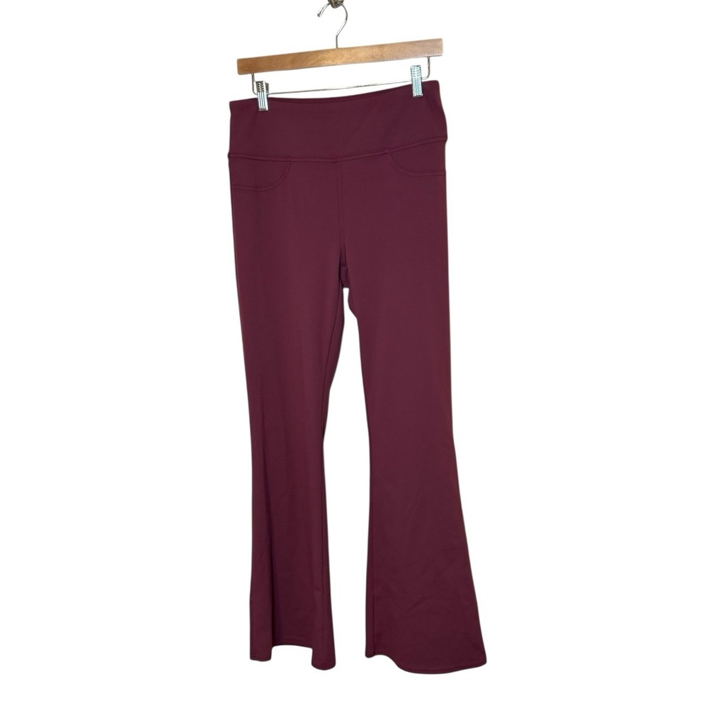 Halara Women's High Waisted Pocket Flare Yoga Halo Tek Air Leggings Large NWT